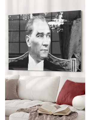 Beta Moda Hub Atatürk | Atatürk Temalı Cam Tablo | Dekoratif Cam Tablo | 50X70 cm
