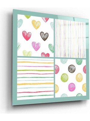 Beta Moda Hub Soyut Cam Tablo NO:1060