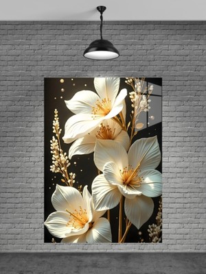 Beta Moda Hub Çiçek Cam Tablosu Ev Dekorasyon,balkon Dekorasyonu,dekoratif,duvar Tablo,mutfak Tablo,hediyelik