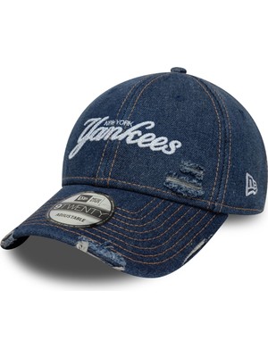 New Era New York Yankees Denim Distressed Navy 9twenty 60771839