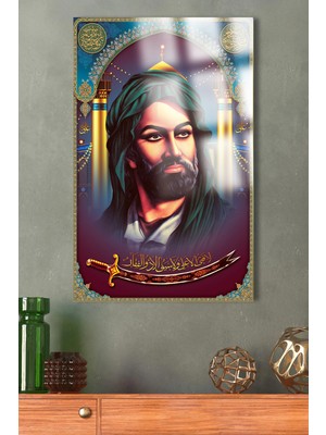 Beta Moda Hub Hz.ali Portesi Kırılmaz Lüks Cam Tablo Ultra Canlı Renkler Ev, Iş Yeri, Ofis Hediyesi