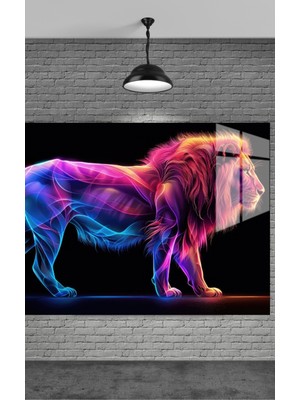 Beta Moda Hub Neon Aslan Cam Tablo