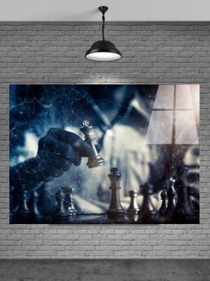 Beta Moda Hub Satranç Taşı Cam Tablo Ev Dekorasyon,balkon Dekorasyonu,dekoratif,duvar Tablo,mutfak Tablo
