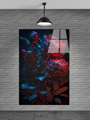 Beta Moda Hub Çiçek Cam Tablo Sevilen Seriler