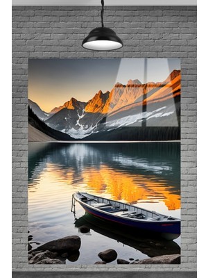 Beta Moda Hub Doğa Manzarası Cam Tablo