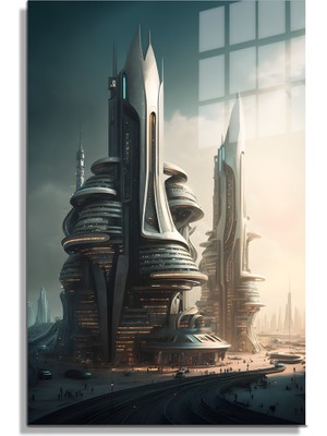 Beta Moda Hub Space/uzay Yapay Zeka Özel Tasarım Cam Tablo Ofis, Mutfak Çocuk Odası, Salon 153