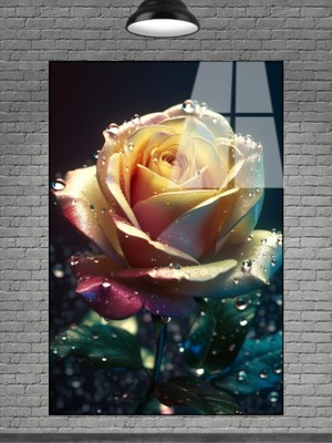 Beta Moda Hub Çiçek Cam Tablo Sevilen Seriler