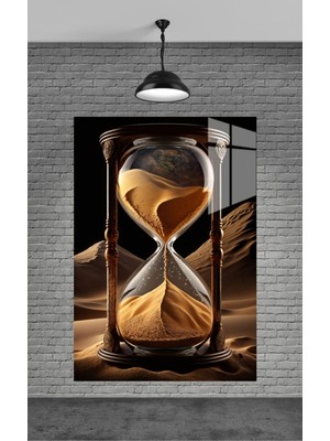 Beta Moda Hub 3D Kum Saati Cam Tablo Ev Dekorasyon,balkon Dekorasyonu,dekoratif,duvar Tablo,mutfak Tablo