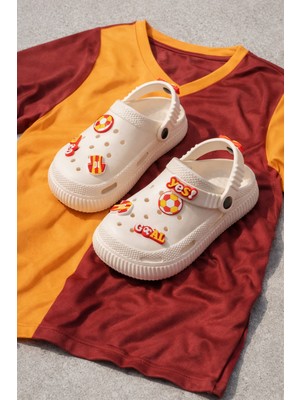 Nmoda Unisex Çocuk Figürlü Sticker Sandalet-Terlik