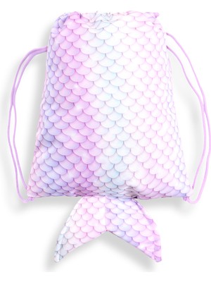 Denokids Kız Çocuk Plaj Çantası Su Geçirmez Sırt Çantası Denizkızı