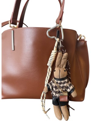 Home Tavşan Figürlü Şık Çanta Charmı – Dekoratif Çanta Aksesuarı