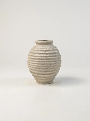 Minihol Nomi Seramik Dokulu Vazo (12 x 15 Cm)