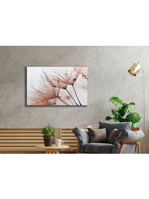 Beta Moda Hub Kahverengi Karahindiba Su Damlası Cam Tablo, Darbelere Dayanıklı Kırılmaz Temperli