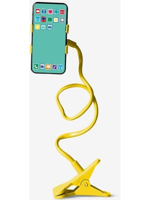 Selfbuysell Sarı Renk Akrobat Telefon Tutucu Oynar Başlıklı