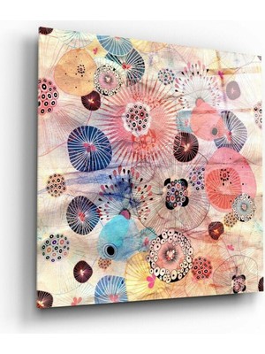 Beta Moda Hub Alternatif Çiçekler Cam Tablo | Hediyelik, Dekoratif, Ofis, Mutfak