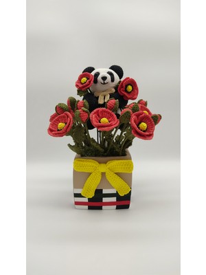 Dalia Viola Örgü Gelincikler ve Panda