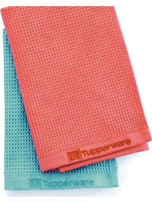 Tupperware Mikrofiber Cam Bezi 2'li İz Bırakmayan 40x40 cm Ebatında Temizleme Bezi