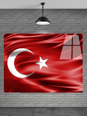 Beta Moda Hub Türk Bayrağı Cam Tablo Ev Dekorasyon,balkon Dekorasyonu,dekoratif,duvar Tablo,mutfak Tablo
