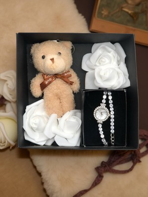 Masalsı Concept Sevgiliye Eşe Anneye Arkadaşa En Özel Bilekli Saat Hediye Seti Görseldeki Gibidir