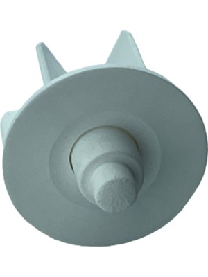 MorPerde 38 lik Stor Perde Jumbo Mekanizma Şeffaf Yaylı Pimli Beyaz Plastik Boru Sonu Tıpası