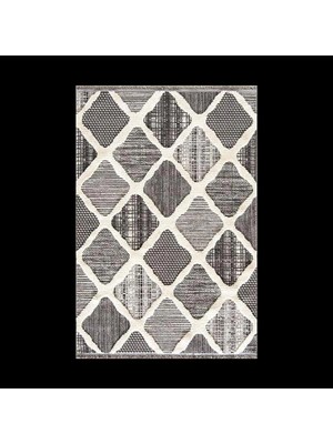 Hoom Rugs Step 2202 Gri Iskandinav Halı