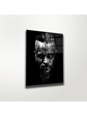 Beta Moda Hub Ragnar Cam Tablo , Vikings Cam Duvar Dekoru , Temperli Cam Duvar Dekoru , Cam Üzerine Baskı