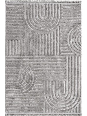 Hoom Rugs Step 2212 Gri Iskandinav Halı