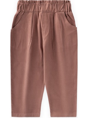 Cigit Kadife Boyfriend Pantolon 1-8 Yaş A.kahve