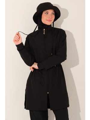 Alfasa Luna Şapkalı Tesettür Mayo - ALF26211