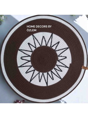 Home Decors By Özlem Hasır Örtü Runner Masa Örtüsü Dekoratif Örtü Düzenleyici 50 x 50