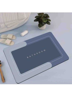 Layla Copper Sihirli Su Emici Banyo Paspası Kaymaz Tabanlı Abdest Paspası Banyo Paspas 3mm 40*60