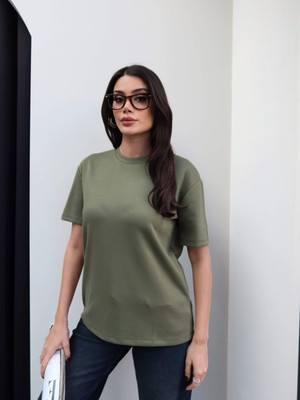 Esra Helvacı Bisiklet Yaka Modal Tshirt