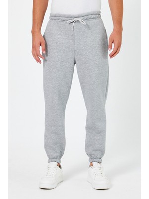 Tarz Cool Erkek Regular/normal Kesim Paçası Lastikli Içi Polar/sıcak Tutan Eşofman Altı