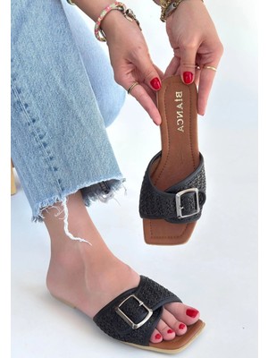 Veralya Revin Siyah Cilt Terlik