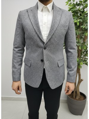 YXC Trend Maker Italyan Stil Slim Fit Klasik Erkek Blazer Ceket