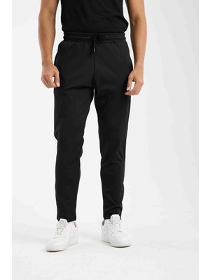 Diem Collection Siyah Slim Fit Erkek Eşofman Altı