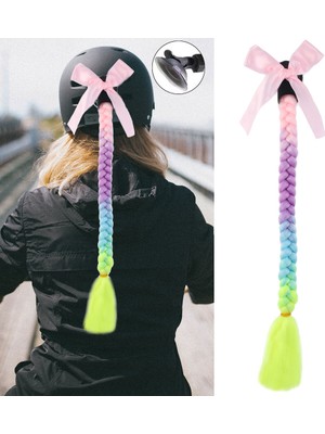 Zemira Motosiklet Kaskı Örgülü At Kuyruğu / ACM18