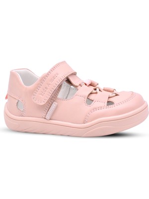 Kids A More Zepa Kız Çocuk Hakiki Deri Barefoot Özellikli Pudra Pembe Günlük Ayakkabı