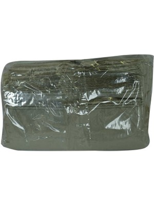 Zemira Küçük Boy Atlet Geri Dönüşüm Granül Çanta Poşet 40X25 cm Kalın Gri 1000 gr 1 Paket