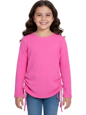 Crassi Kız Çocuk Bluz Yan Büzgüllü