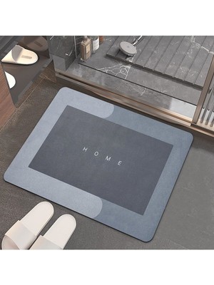 Normadia Kaymaz Tabanlı Sihirli Su Emici Banyo ve Lavabo Paspası 50X70 cm