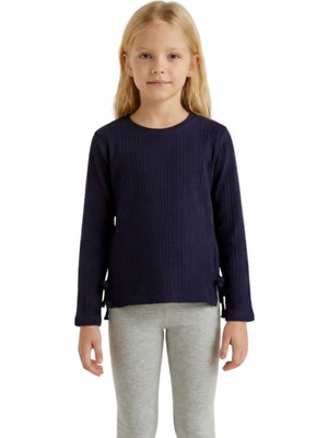 Crassi Kız Çocuk Bluz Yan Büzgüllü