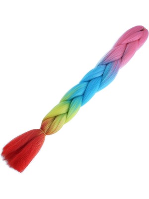 Zemira Afrika Örgülük Ombreli Sen 100 Gr. / Pembe / Açık / Sarı / Kırmızı