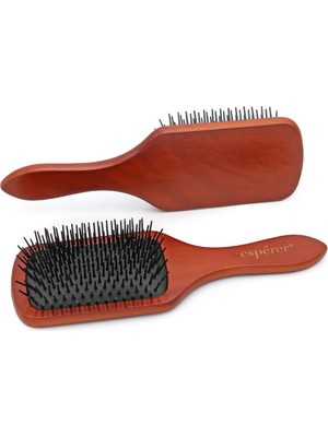 Zemira Ahşap, Topuzsuz ve Kahverengi Özel Açma Fırçası / JT8586/BROWN