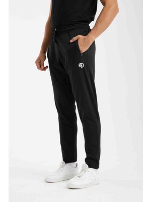 Diem Collection Siyah Slim Fit Erkek Eşofman Altı