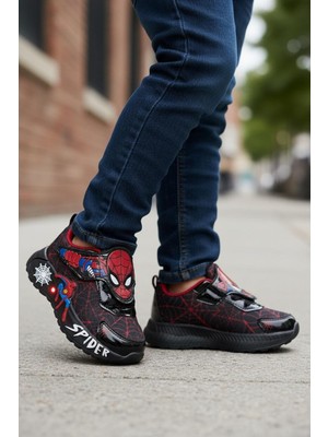 Spıderman 838 Erkek Çocuk Işıklı Sneaker