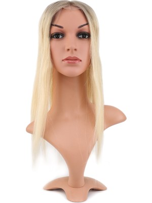 Zemira Ön Kısmı Ekstra Tül Rus Kumralı / Platin Ombreli Baby Taban Tepelik / 13X14CM
