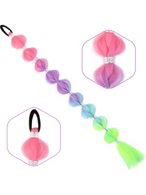 Zemira Örgülü Aksesuarlı Lastikli At Kuyruğu / ACM15