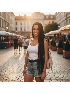 Zemira Afrika Örgüsü ve Rasta Için Sen / Küllü Patlıcan Moru