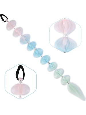 Zemira Örgülü Aksesuarlı Lastikli At Kuyruğu / ACM08